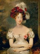 Sir Thomas Lawrence Portrait of Princess Caroline Ferdinande of Bourbon-Two Sicilies, Duchess of Berry. Sweden oil painting artist